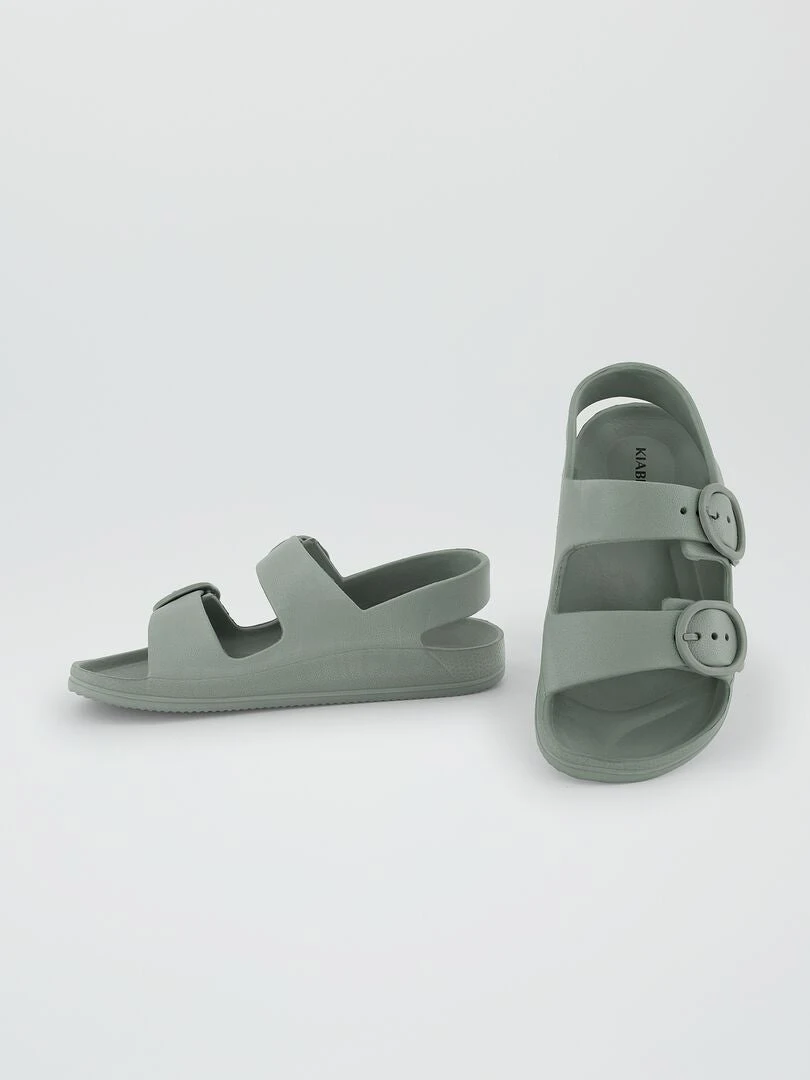 Sandali Bassi Con Doppia Fibbia 5 Sandali Bassi Con Doppia Fibbia - immagine 5