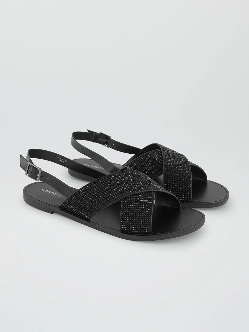 Sandali Con Cinturini E Strass 1 Sandali Con Cinturini E Strass