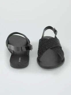 Sandali Con Cinturini E Strass 7 Sandali Con Cinturini E Strass -Kiabi sandali con cinturini e strass nero asl28 1 frb3