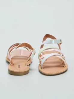 Sandali Con Cinturini Multicolore -Kiabi sandali con cinturini multicolore rosa bhs19 1 frb3