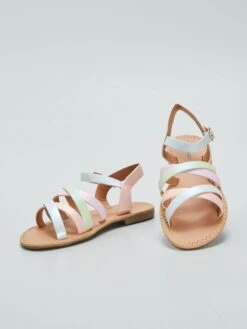 Sandali Con Cinturini Multicolore -Kiabi sandali con cinturini multicolore rosa bhs19 1 frb5