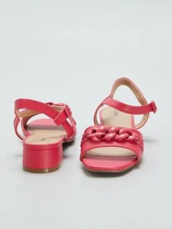 Sandali Con Tacco -Kiabi sandali con tacco rosso ato91 4 frb3