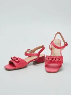 Sandali Con Tacco -Kiabi sandali con tacco rosso ato91 4 frb5