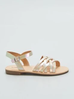 Sandali In Similpelle -Kiabi sandali in similpelle giallo bav18 2 frb3