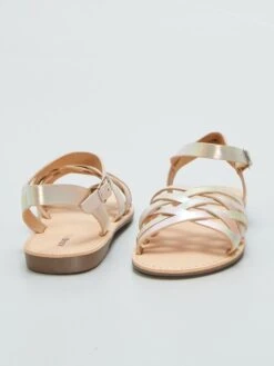 Sandali In Similpelle -Kiabi sandali in similpelle giallo bav18 2 frb5