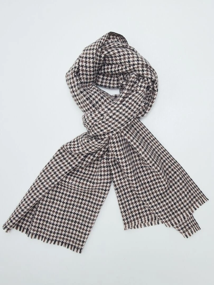 Sciarpa A Quadri Trama E Ordito 2 Sciarpa A Quadri Trama E Ordito - immagine 2