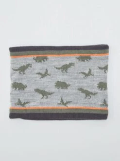 Sciarpa Ad Anello Con Stampa 'dinosauro'