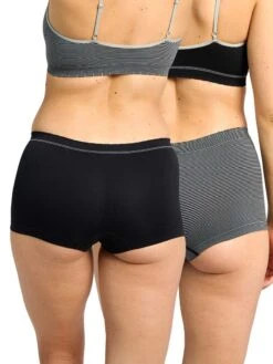 Set 2 Culotte Senza Cuciture 'Billet Doux' 5 Set 2 Culotte Senza Cuciture 'Billet Doux' -Kiabi set 2 culotte senza cuciture billet doux nero vr485 3 frb3