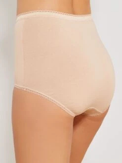 Set 2 Mutandine Maxi Cotone Stretch 'Playtex' -Kiabi set 2 mutandine maxi cotone stretch playtex bianco vj423 3 frb3