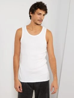 Set Di 2 Canotte -Kiabi set di 2 canotte bianco wu219 1 frb4