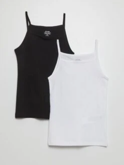 Set Di 2 Canotte Tinta Unita