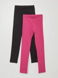 Set Di 2 Leggings In Jersey 2 Pezzi