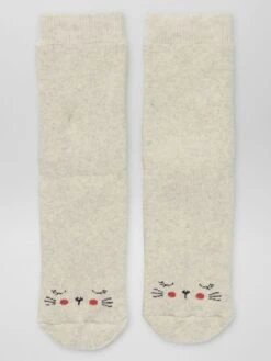 Set Di 2 Paia Di Calzini 'cuori' E 'gatto' -Kiabi set di 2 paia di calzini cuori e gatto rosso amd64 2 frb2