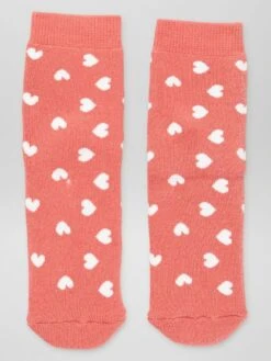 Set Di 2 Paia Di Calzini 'cuori' E 'gatto' -Kiabi set di 2 paia di calzini cuori e gatto rosso amd64 2 frb3