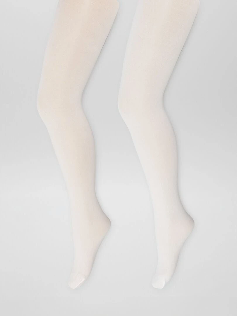 Set Di 2 Paia Di Collant Tinta Unita 1 Set Di 2 Paia Di Collant Tinta Unita