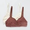 Set Di 2 Reggiseni Per L'allattamento In Cotone
