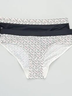 Set Di 2 Slip Con Stampe 'Envie De Lingerie'