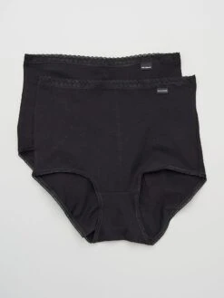 Set Di 2 Slip Maxi 'Sans Complexe' 7 Set Di 2 Slip Maxi 'Sans Complexe' -Kiabi set di 2 slip maxi sans complexe nero yn919 2 frb4