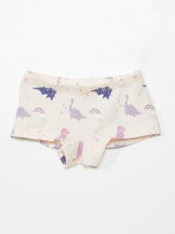 Set Di 2 T-shirt + 3 Culotte + 1 Borsa A Sacchetto - 6 Pezzi -Kiabi set di 2 t shirt 3 culotte 1 borsa a sacchetto 6 pezzi dino adx58 1 frb7