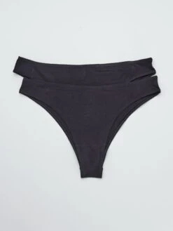 Set Di 2 Tanga In Cotone