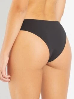 Set Di 2 Tanga In Cotone 9 Set Di 2 Tanga In Cotone -Kiabi set di 2 tanga in cotone nero zc028 1 frb3