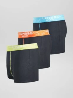 Set Di 3 Boxer 'Airness' Con Cintura -Kiabi set di 3 boxer airness con cintura nero axj51 1 frb5