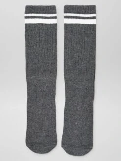 Set Di 3 Paia Di Calzini Alti Sportivi -Kiabi set di 3 paia di calzini alti sportivi nero bianco grigio amd70 1 frb3