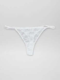 Set Di 3 Perizomi In Pizzo -Kiabi set di 3 perizomi in pizzo bianco zo410 2 frb4