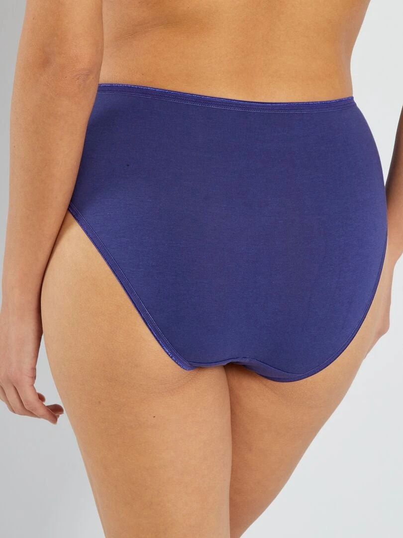 Set Di 3 Slip A Vita Alta 'Sans Complexe' 2 Set Di 3 Slip A Vita Alta 'Sans Complexe' - immagine 2