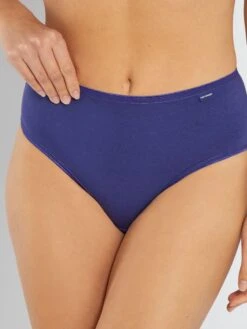 Set Di 3 Slip A Vita Alta 'Sans Complexe' 6 Set Di 3 Slip A Vita Alta 'Sans Complexe' -Kiabi set di 3 slip a vita alta sans complexe blu atu45 1 frb3