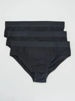 Set Di 3 Slip Tinta Unita