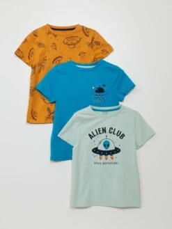 Set Di 3 T-shirt In Jersey