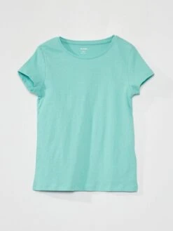 Set Di 3 T-shirt In Jersey Con Scollo Tondo 6 Set Di 3 T-shirt In Jersey Con Scollo Tondo -Kiabi set di 3 t shirt in jersey con scollo tondo bianco amc62 2 frb3