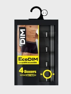 Set Di 4 Boxer Ecodim 'DIM' -Kiabi set di 4 boxer ecodim dim nero ym794 1 frb3