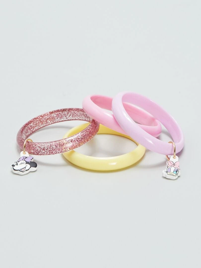 Set Di 4 Bracciali + 4 Anelli 'Paperina E Minnie' 7 Set Di 4 Bracciali + 4 Anelli 'Paperina E Minnie' - immagine 7