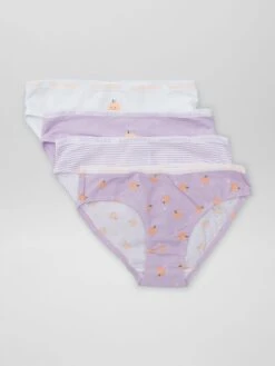 Set Di 4 Slip Con Stampa 'animali'