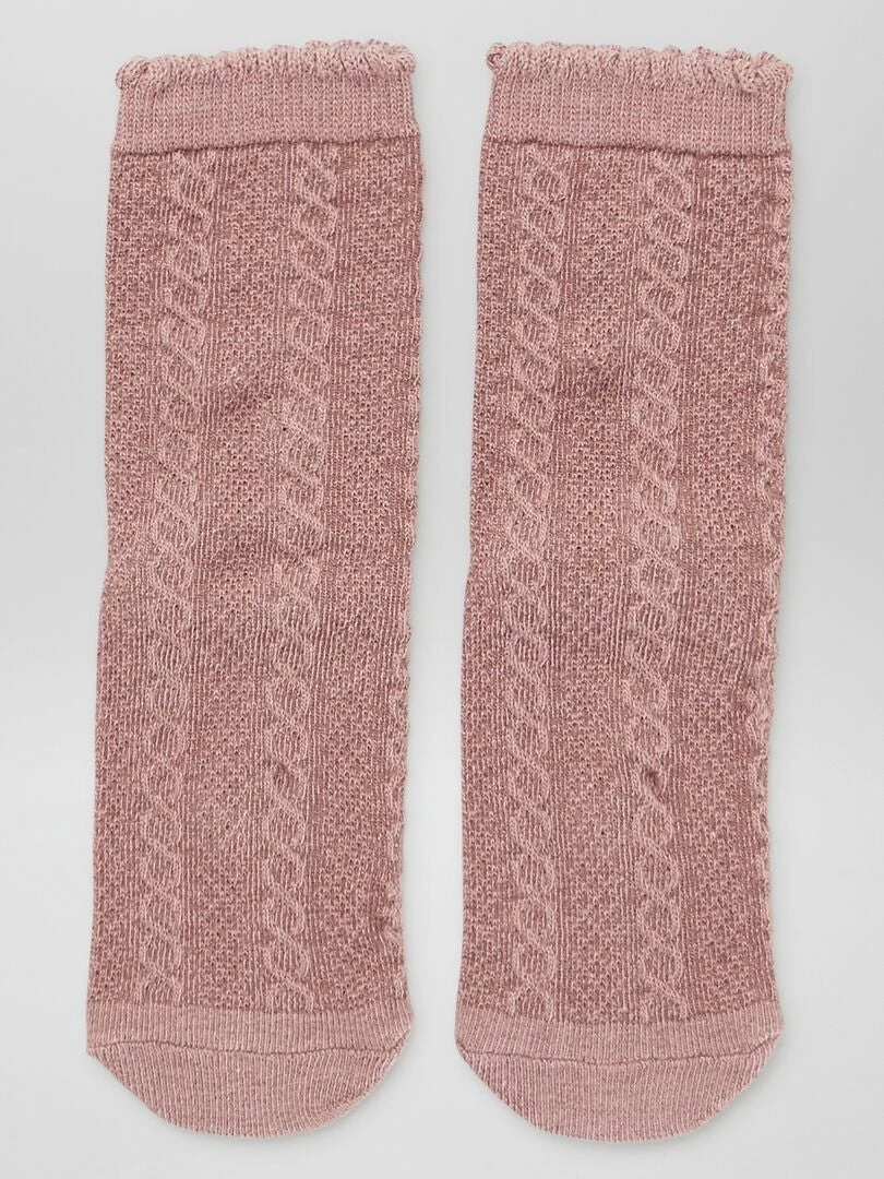 Set Di 5 Paia Di Calzini Intrecciati 3 Set Di 5 Paia Di Calzini Intrecciati - immagine 3