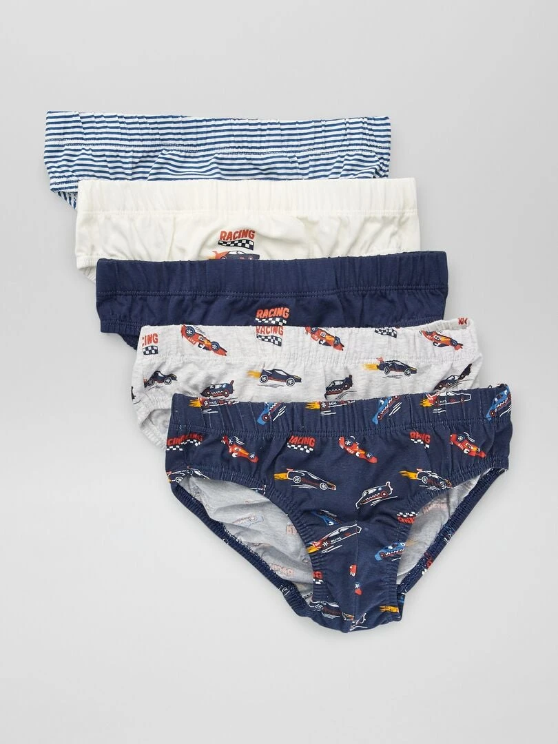 Set Di 5 Slip In Cotone 1 Set Di 5 Slip In Cotone