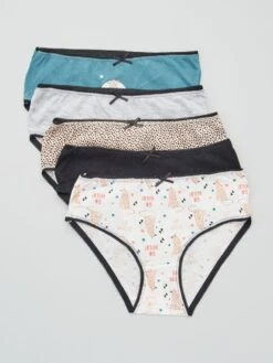 Set Di 5 Slip Stampati