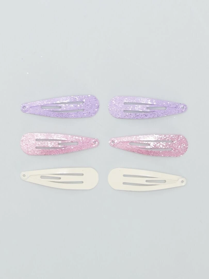 Set Di 6 Fermagli Per Capelli Clic Clac + Elastico + Trousse 'Gli Aristogatti' 3 Set Di 6 Fermagli Per Capelli Clic Clac + Elastico + Trousse 'Gli Aristogatti' - immagine 3