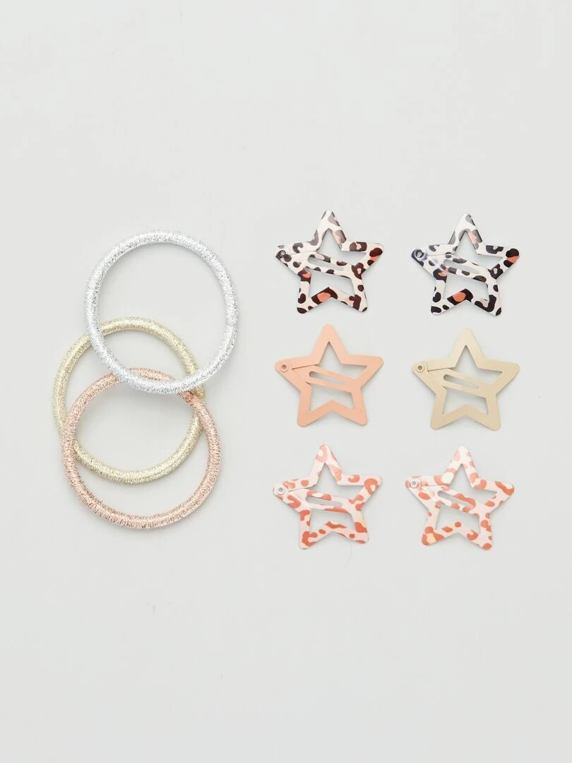 Set Di 6 Mollettine + 3 Elastici 1 Set Di 6 Mollettine + 3 Elastici