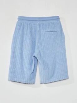 Shorts Bermuda In Tessuto Di Spugna -Kiabi shorts bermuda in tessuto di spugna blu ane13 1 frb3