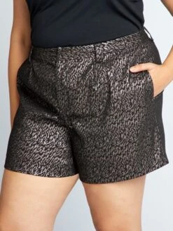 Shorts Jacquard -Kiabi shorts jacquard nero awj45 1 frb3