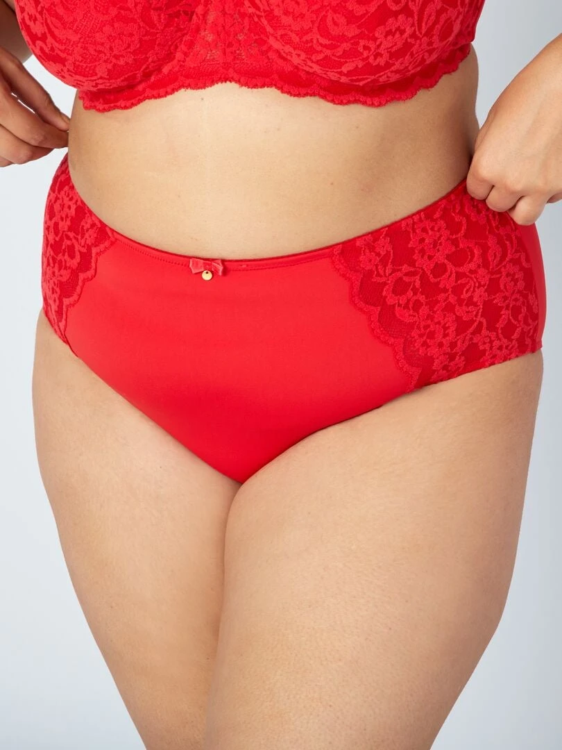 Slip In Microfibra E Pizzo 2 Slip In Microfibra E Pizzo - immagine 2