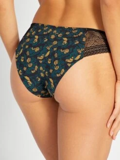 Slip Stampato 'Envie De Lingerie' -Kiabi slip stampato envie de lingerie nero aup76 1 frb2