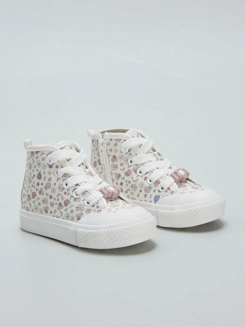 Sneakers Alte Con Stampa Floreale 1 Sneakers Alte Con Stampa Floreale