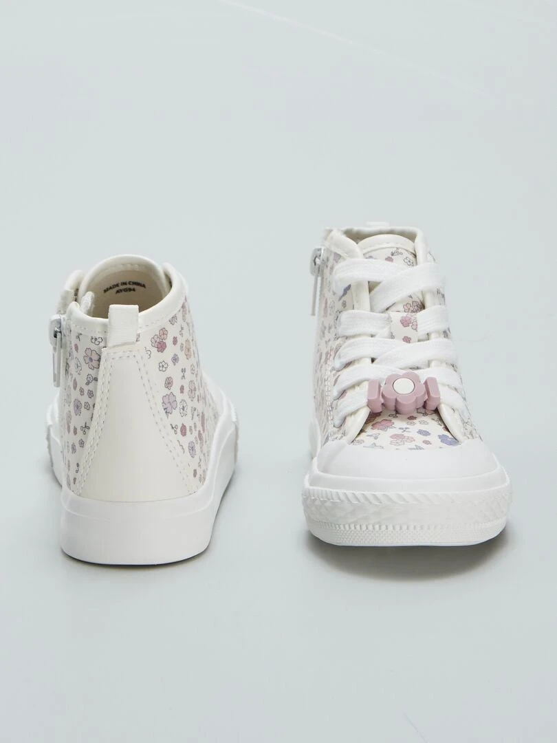 Sneakers Alte Con Stampa Floreale 3 Sneakers Alte Con Stampa Floreale - immagine 3