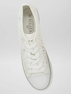 Sneakers Basse In Pizzo -Kiabi sneakers basse in pizzo bianco azj27 1 frb3