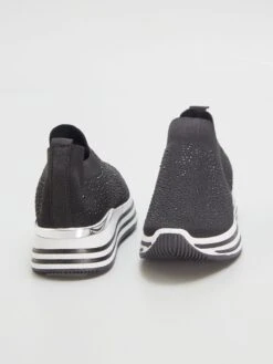 Sneakers Slip-on In Mesh -Kiabi sneakers slip on in mesh nero ayx94 1 frb3
