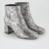 Stivaletti Con Tacco Metallizzati